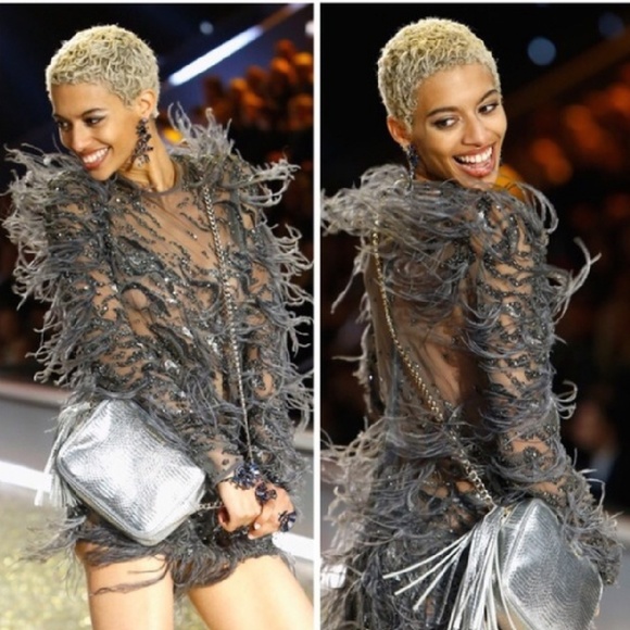 Victoria's Secret Handbags - Victoria Secret NEW w tags silver crossbody bag